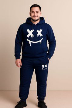 Удобный стильный мужской спортивный костюм ST001010105 фото