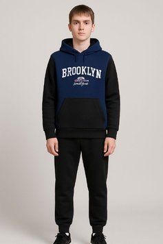 Удобный стильный мужской спортивный костюм ST001010224 фото