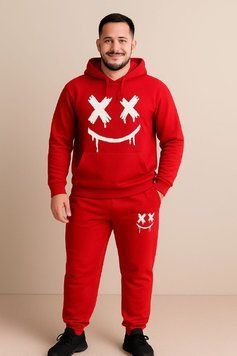 Зручний стильний чоловічий спортивний костюм ST00101083 фото